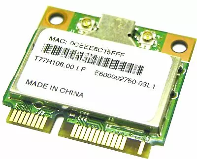 Broadcom BCM94312HMG 802.11 B/g PCI-E Half Mini Wireless T77H106.00  • $5.94