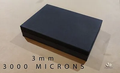 3mm BLACK BOARD A2/A3/A4/A5 CARD BACKING MOUNTING SHEETS KRAFT MODEL MOUNT.  • £4.64