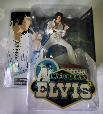 McFarlane Elvis 3 Las Vegas 5 1/4  Action Figure New Sealed • $19.50