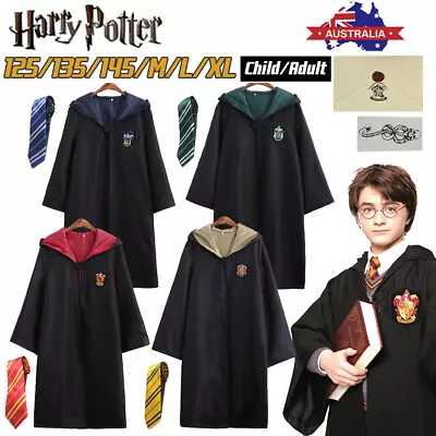 Harry Potter Costume Cosplay Vest Robe Gryffindor Ravenclaw Hufflepuff Halloween • $29.99