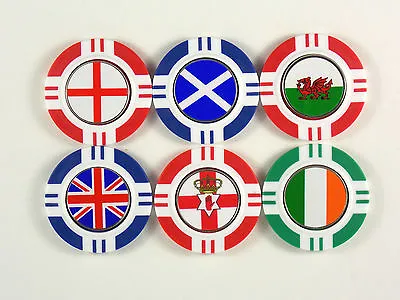 £3.99 • Buy Magnetic Poker Chip With Patriotic Flag Ball Marker