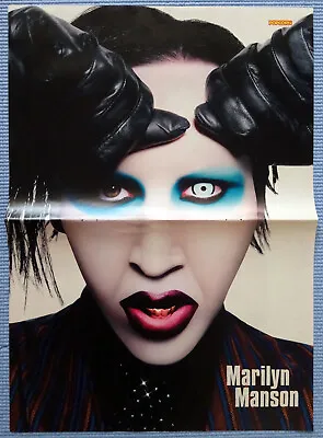 Marilyn Manson/Susan Sideropoulos 16 X11  Original Double Sided Magazine Poster • $19.99