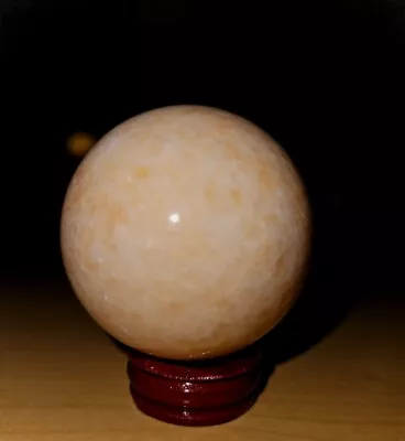 Peach Moonstone Crystal Sphere 200g Aprox 51mm • $15