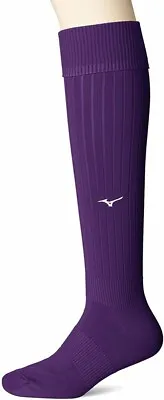 MIZUNO Soccer Wear Stockings P2MX8061 25-27cm Unisex Long Socks Impe Purple • $21.83