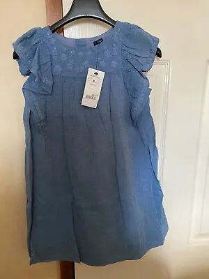 £15 • Buy Authentic POLO RALPH LAUREN Pale Blue Cotton Dress, 6 Y, RRP £95