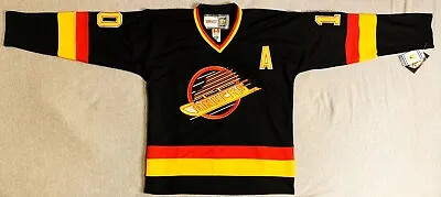 1992 Pavel Bure Vancouver Canucks Black Jersey Size Men's XL • $99.99