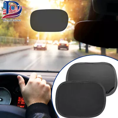 2x Mini Static Cling Car Window Sun Shade Cover Block Visor Shield Screen Side • $7.99