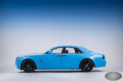 $445 • Buy 1/18 Kyosho Rolls Royce Ghost Light Blue Diecast