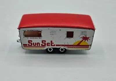Matchbox Trailer Caravan - Sun Set - **Read Description  • £9.97
