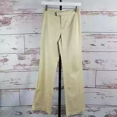 Vintage Y2K Moschino Jeans Donna Flare Pant Khaki Size 6 • $70