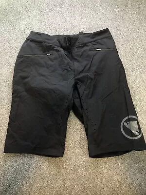 Endura Shorts Mens Extra Large Black Singletrack Lite Cycling Bicycle Rider • $24.88