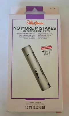 Sally Hansen No More Mistakes Nail Polish Remover Pen Factory Sealed 45319 • $8.99