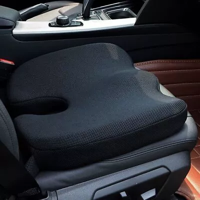 Memory Foam Seat Cushion Pillow Coccyx Back Pain Relief Car Office Chair Pad UK • £16.99