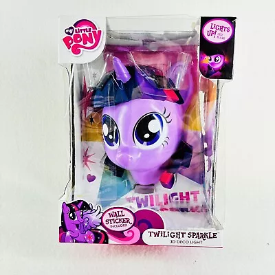 My Little Pony Twilight Sparkle 3D LED Wall Light & Wall Sticker Bedroom Decor • $29.99