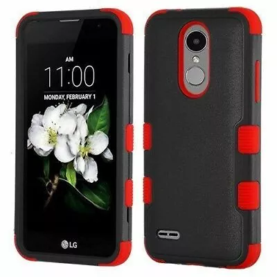 Black Blue Red Shockproof TUFF Case Cover FOR LG SP200 / X210 /Aristo 2 Phone • $8.95