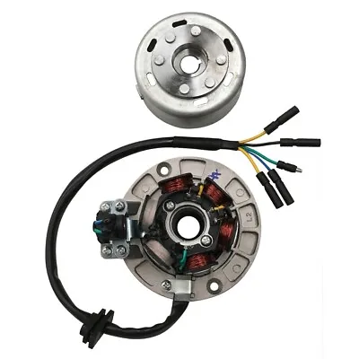 6 Coil Magneto Stator Flywheel YX 150cc 160cc Kick Start Engine Pit Dirt Bike • $104.77