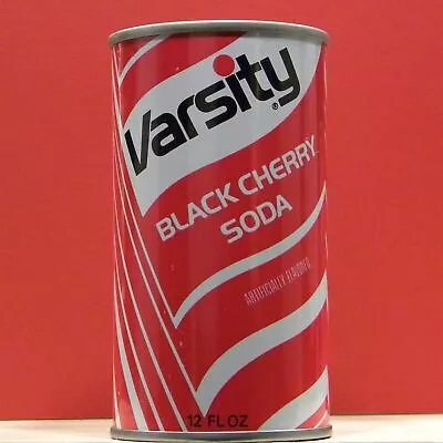 Varsity Black Cherry Soda Can Graf's Beverage Milwaukee Wisconsin S141 STUNNING • $3.96