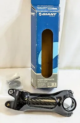 NOS Giant Team Composite MTB Stem Carbon 105mm ±10° 1-1/8  25.4mm 28.6mm • $54.99