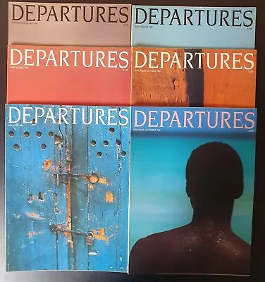 Departures/ Magazines Lot Of 6 (1986) • $34