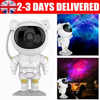 Astronaut Projector Galaxy Starry Sky Night Light Ocean Star LED Lamp W/ Remote • £15.89