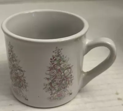 Precious Moments Mug Sherwood China 2006 Mini Coffee Tea Cup Christmas Tree PM • $10.93