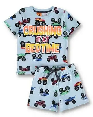 $22.95 • Buy Boys Big Truck Crushing It Pyjamas Set New Size 5