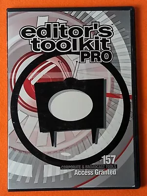 Digital Juice Software Editors Toolkit Pro DVD #157 ACCESS GRANTED • $10