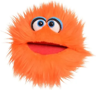 Living Puppets - Gigi The 9-Inch Orange Friendly Monster Plush Hand Puppet • $25.05