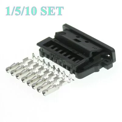 8 Pin/Way Automotive Female Connector Plug Kit For BMW AUDI VW 3D0 972 708 A • $3.90