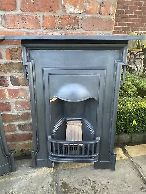 Restored Original Edwardian / Victorian Antique Cast Iron Bedroom Fireplace • £359