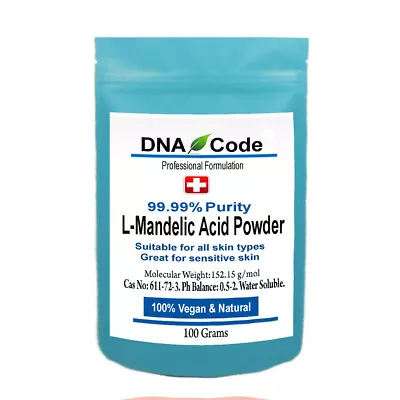 DIY Mandelic Acid Powder 99.9% Purity Cosmetic Grade. Make Your Own Peel/Mask • $49.95