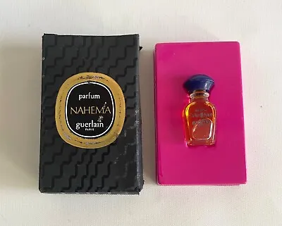 Vintage PARFUM GUERLAIN NAHEMA 2.3 Ml Micro Mini Rare NEW IN BOX Never Used • $39