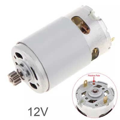 RS550 12V 23000 RPM DC Motor With Two-speed 11 Teeth & High Torque Gear Box • $12.64