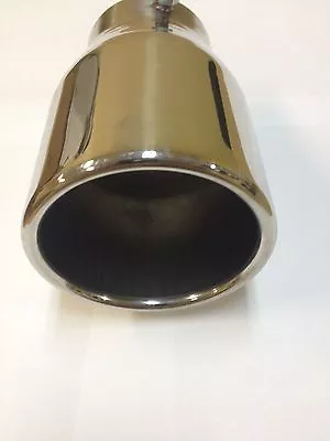 Universal Fit 3 3/4   Round Stainless Steel Exhaust Tail Muffler Tip Pipe  Mt-a3 • $20