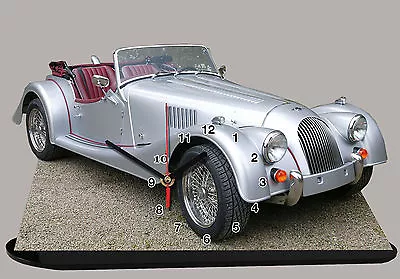 £30 • Buy MODEL CARS, MORGAN GREY-08,11,8x 7,8 Inches And Aluminium With Clock