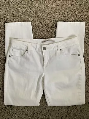 Vince. Size 28 Vintage Boy Jeans White Denim Straight Leg Ankle W30xL27.5 • $14.99