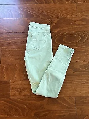 J Brand Light Teal Colored Denim Skinny Leg Jeans Size 27 Fitted • $19.60