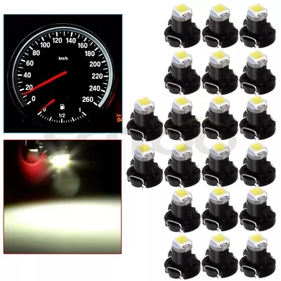 20X White T3 Neo Wedge 2835 LED Heater Control Bulbs 12V Light Lamp A/C Climate • $9.79