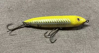 ( Vintage Heddon Nose Tie Zara Spook Topwater Fishing Lure • $22.99