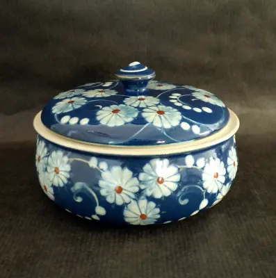 Nice Vintage KAHLER HAK Covered Dish MARGUERITTE Daisy DENMARK Danish Signed • $35