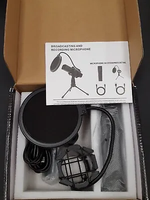 | Open Box | Condenser Microphone Tripod Stand Mic Kit • $11.99