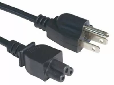 IEC C5 Clover Leaf Plug To 3 Pin USA Plug Power Lead Cable 2M Long • $19.95