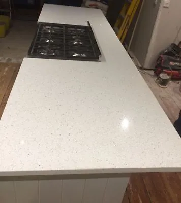 White Carrara Quartz Worktop Sample Kitchen Worktop Granite Marble  2 • £0.99