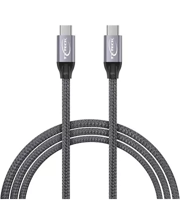 USB C To USB C 3.1 Gen2 Cable TXTECH Type C To Usb-c Data Sync Cord [20V/5A]100W • £4.29