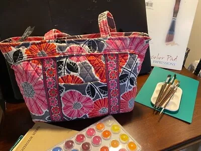 Vera Bradley Cheery Blossom Little Betsy Tote Bag Retired Pink Cherry Blossoms • $16