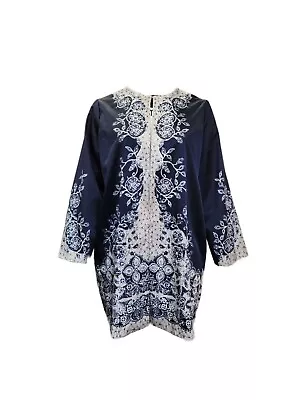 MARINA RINALDI By MAX MARA 100% Silk Coat Size 27 MR 18W US 48 DE 56 IT • $199