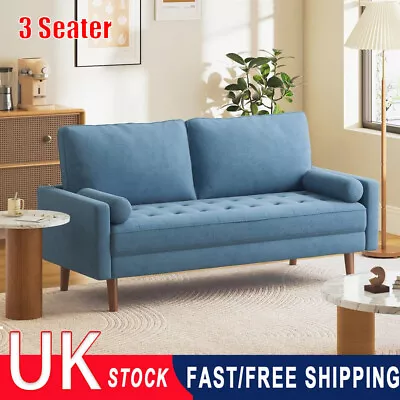 Modern Fabric Sofa Bed 3 Seater Living Room Recliner Couch Sofa Living Room Home • £189.90