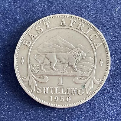 1950 East Africa George VI 1 Shilling Coin  • £0.50