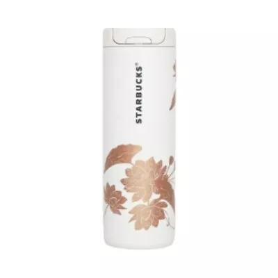 Starbucks Reserve Tumbler Stainless 12 Oz Dewata Bali Indonesia Lotus White • $129.99