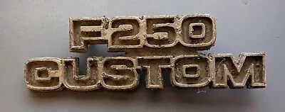 Vintage FORD F250 Custom D7TB16702FWC Emblem Badge OEM • $15